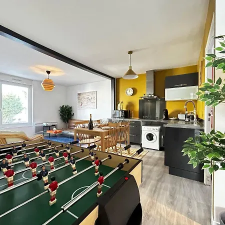 Laon T3 Moderne Terrasse Et Babyfoot Proche Centre Apartment *